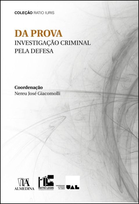Capa da obra Da Prova: investigação criminal pela defesa